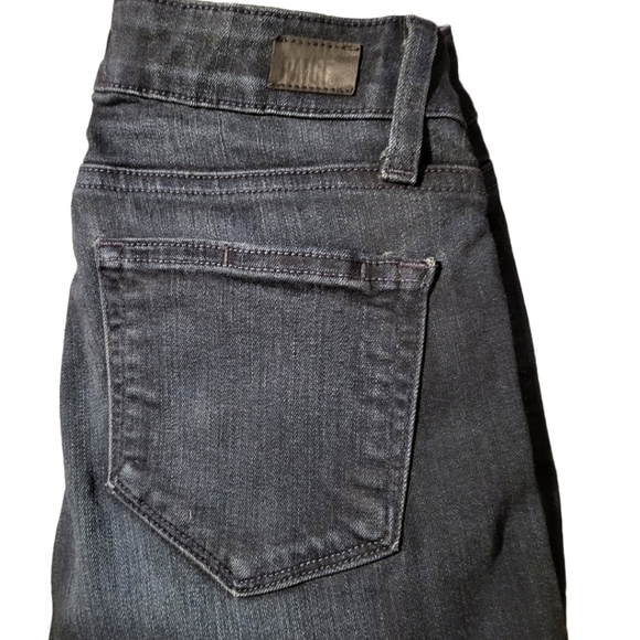 Paige Verdugo Ultra Skinny in a Stretchy Mid-rise Dark Wash sz 24 - Picture 3 of 5